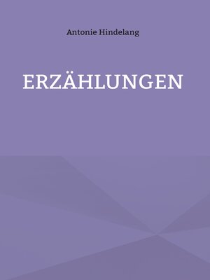 cover image of Erzählungen